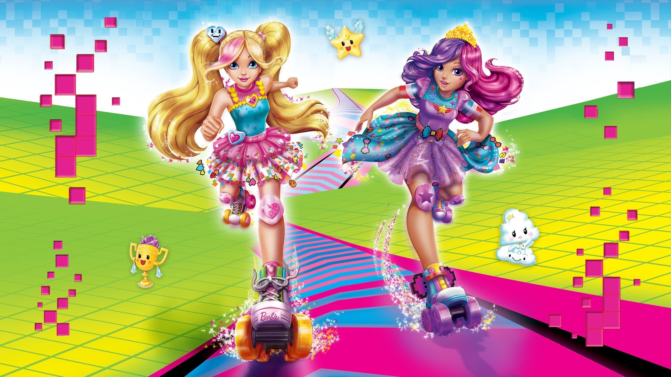 Barbie Video Game Hero Backdrop