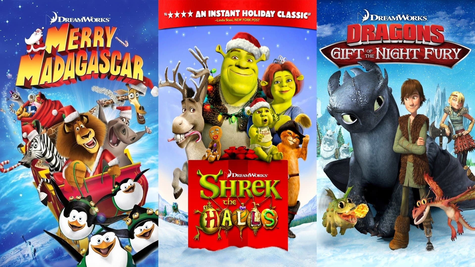 Dreamworks: Holiday Classics Backdrop