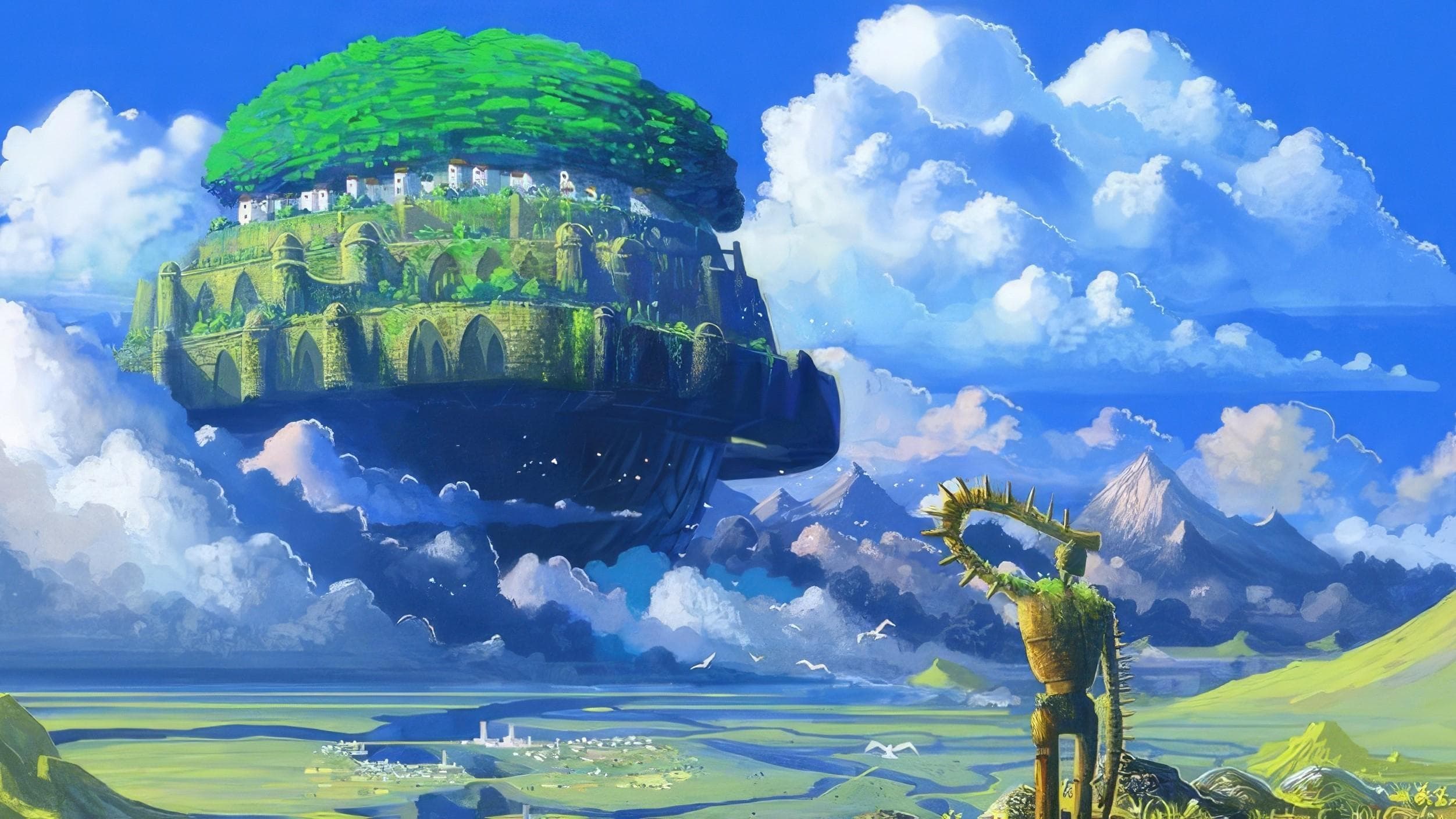 Castle in the Sky Backdrop