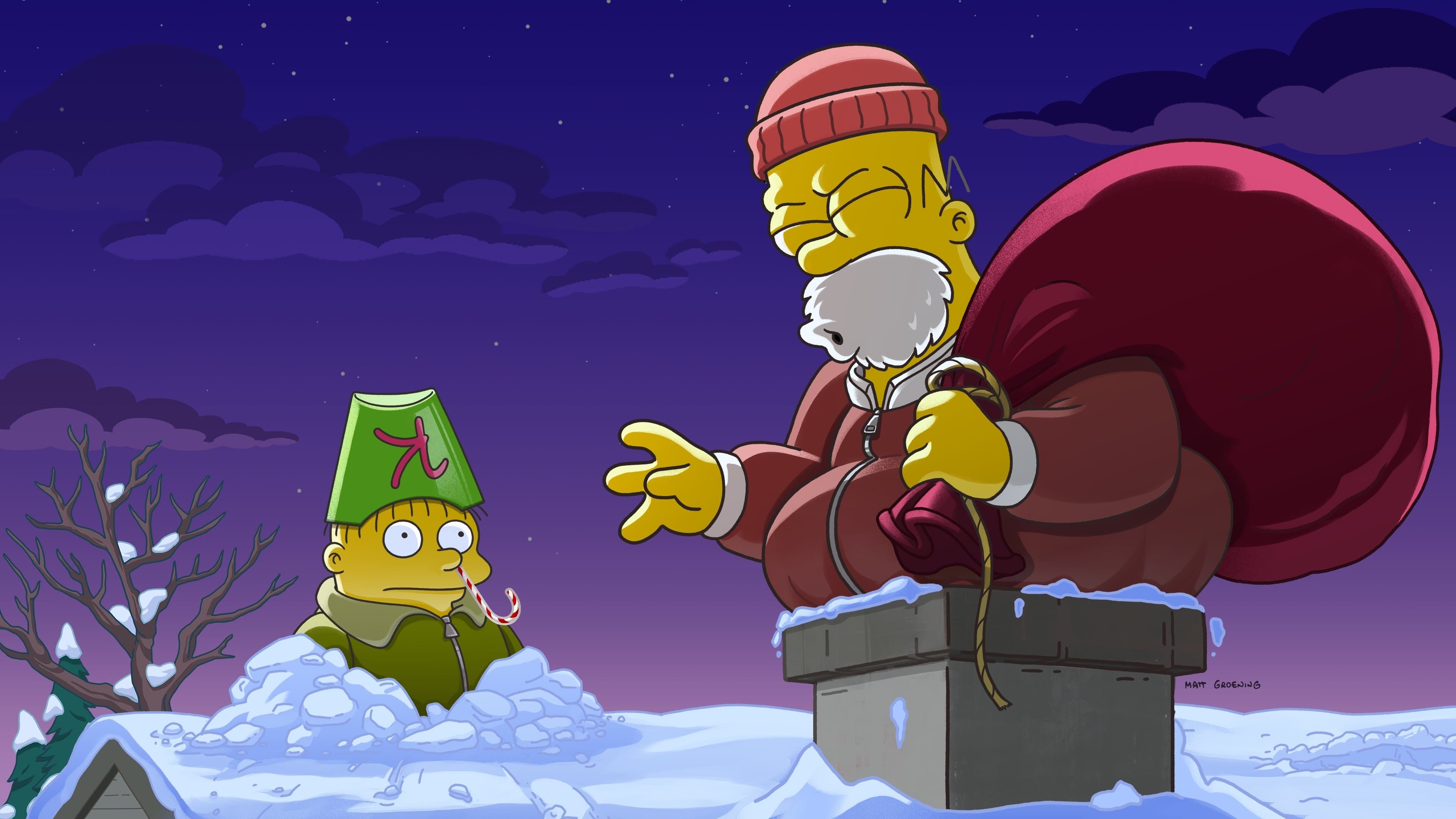 The Simpsons: O C'mon All Ye Faithful Backdrop