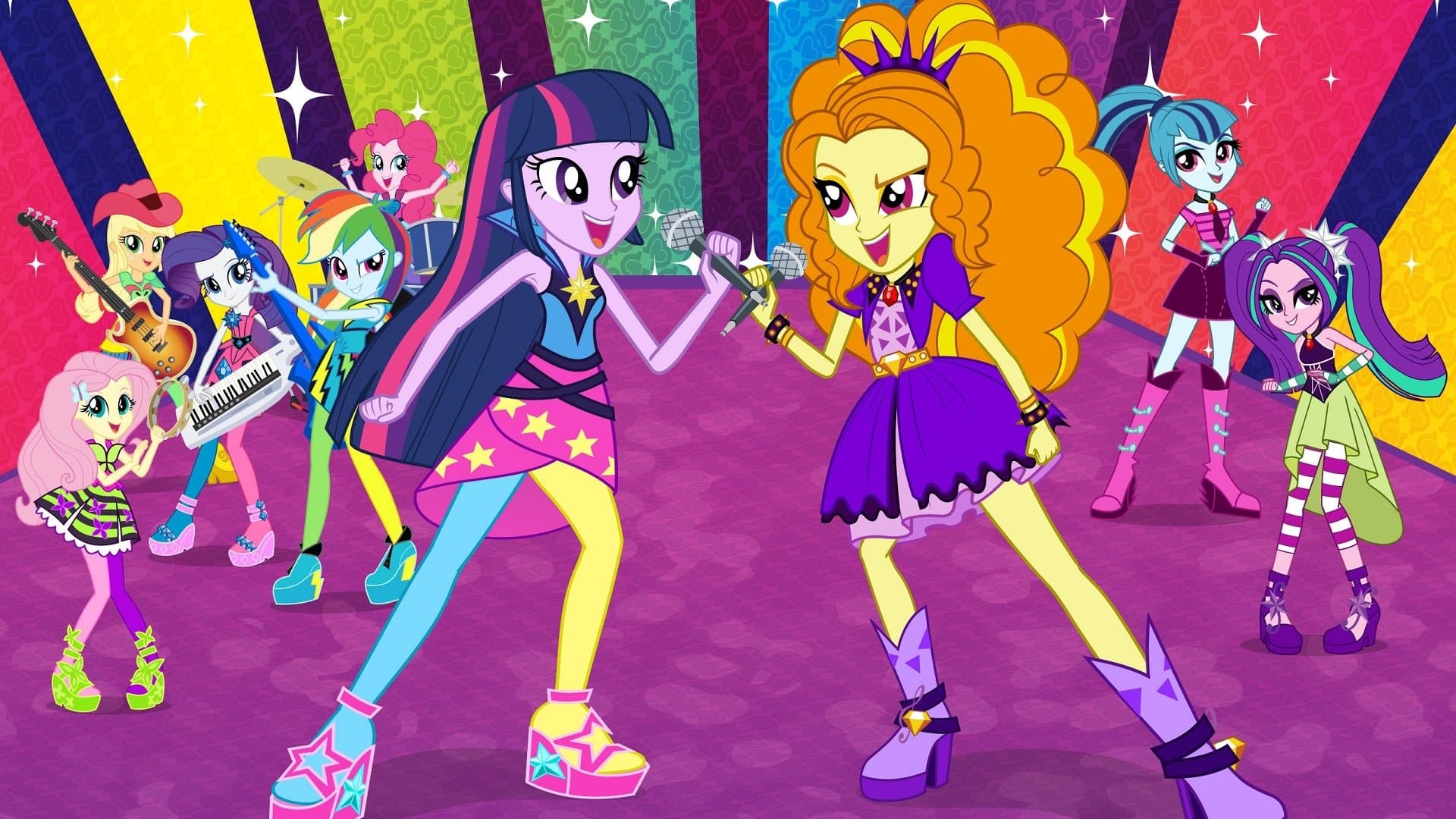 My Little Pony: Equestria Girls – Rainbow Rocks Backdrop