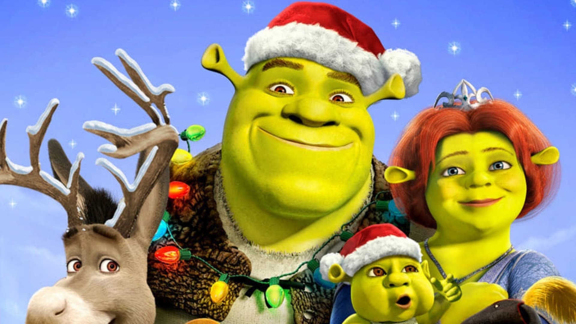 Shrek the Halls Backdrop