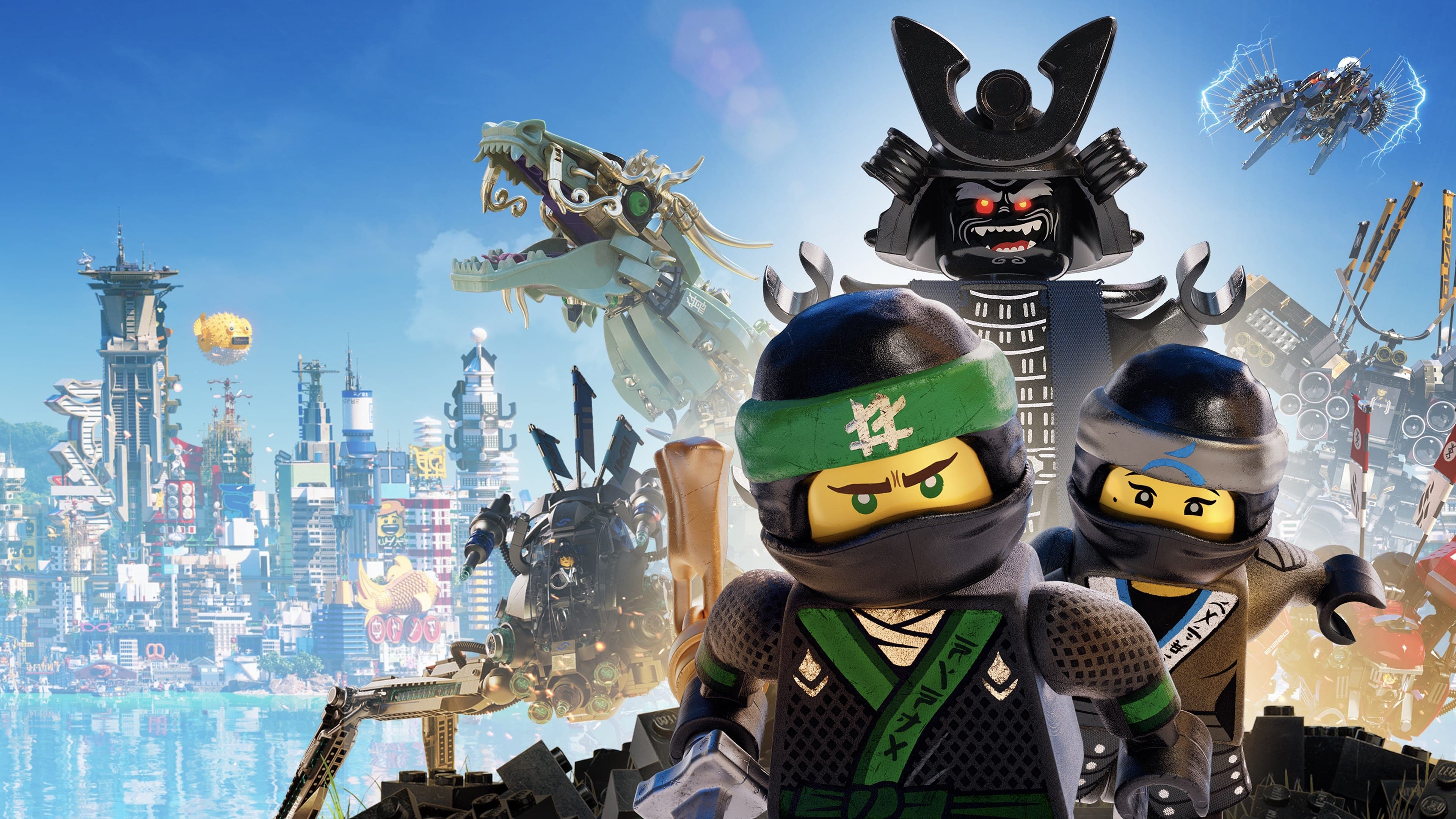 The Lego Ninjago Movie Backdrop