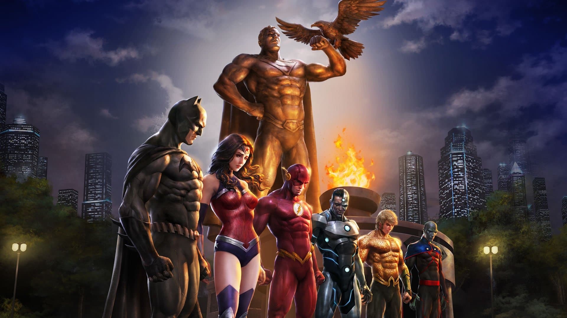 The Death and Return of Superman Backdrop