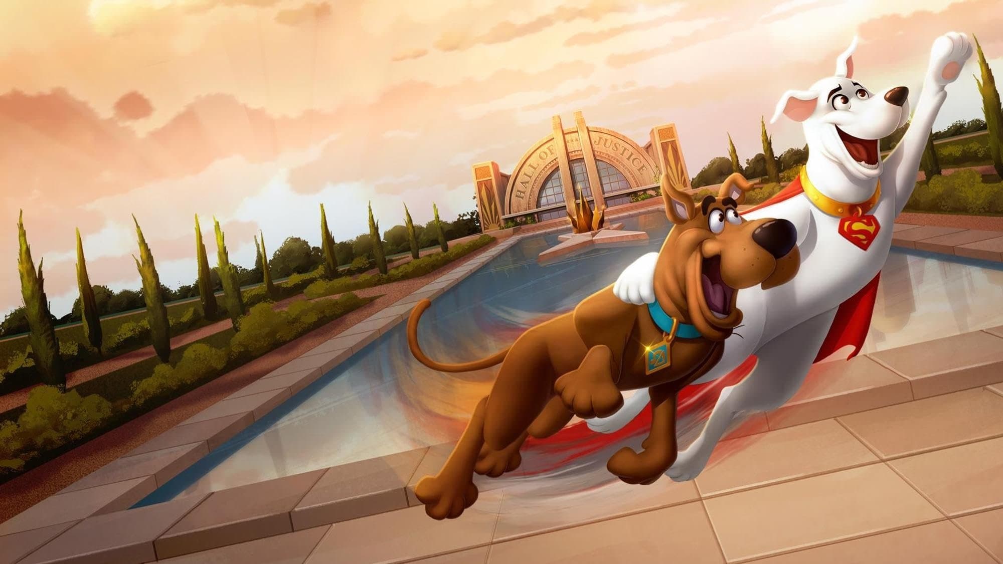Scooby-Doo! and Krypto, Too! Backdrop