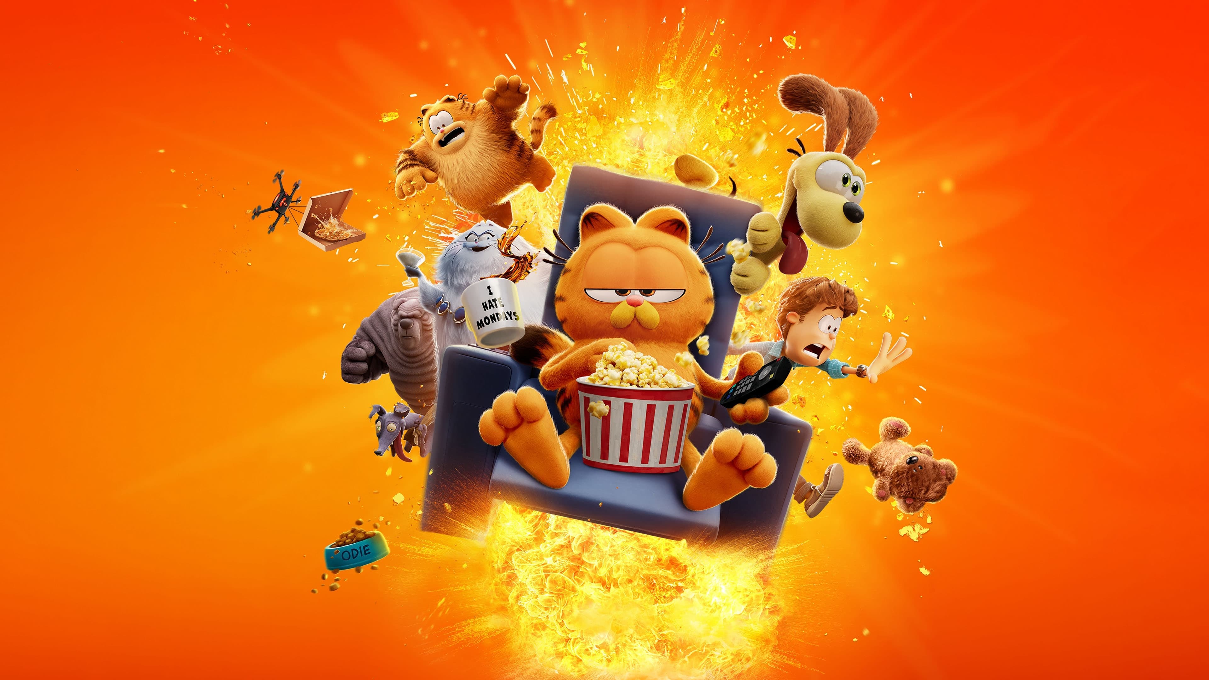 The Garfield Movie Backdrop