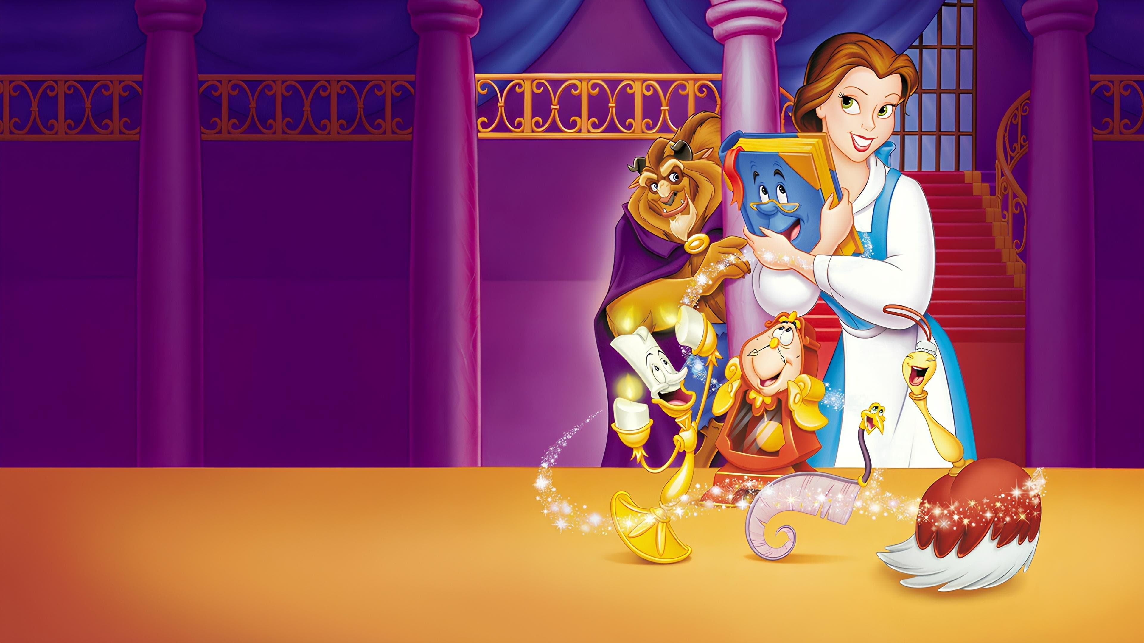 Belle's Magical World Backdrop