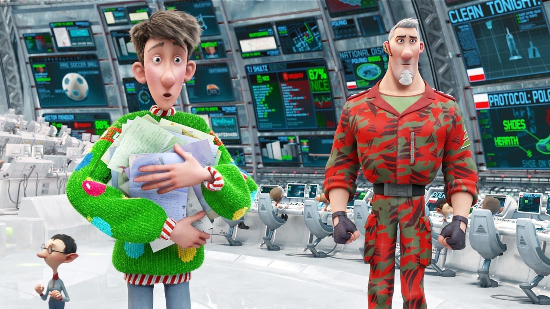 Arthur Christmas Backdrop