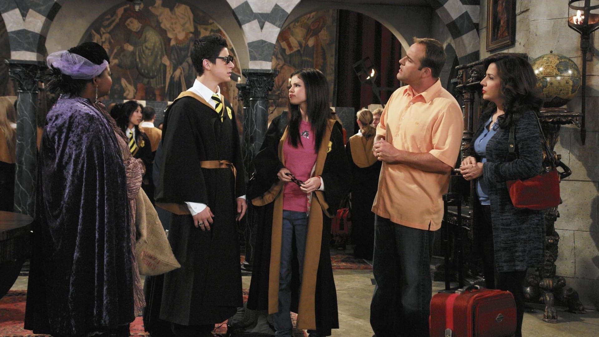 Wizards of Waverly Place: Wizard School Backdrop