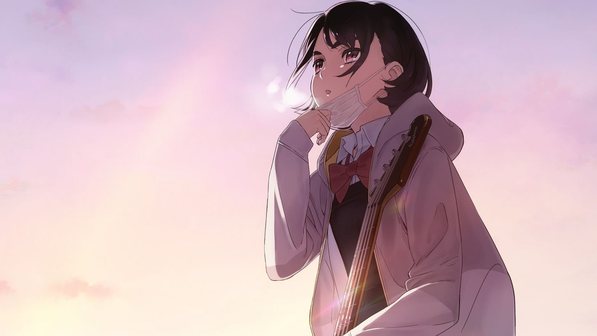 Her Blue Sky Backdrop