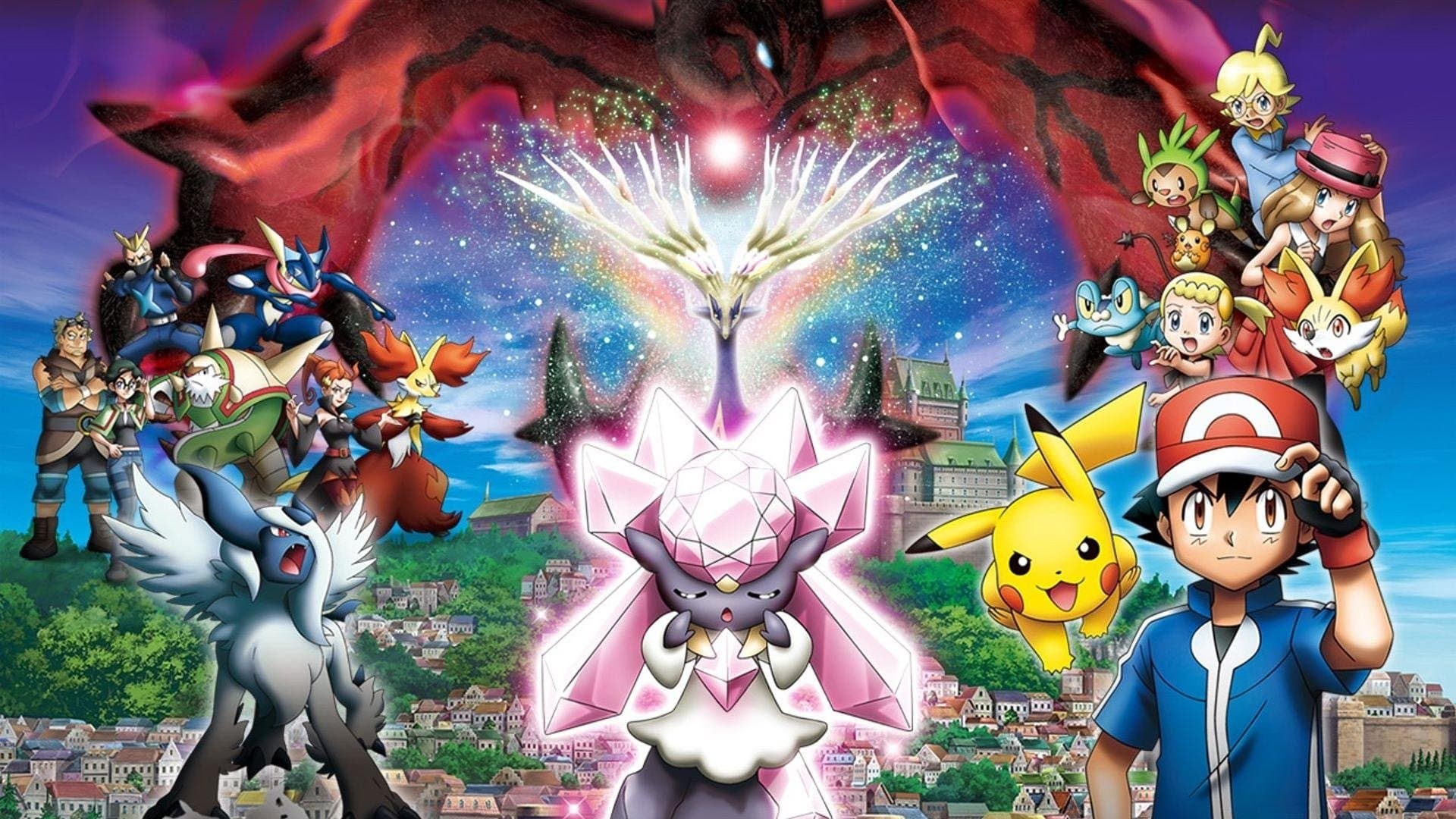 Pokémon the Movie: Diancie and the Cocoon of Destruction Backdrop