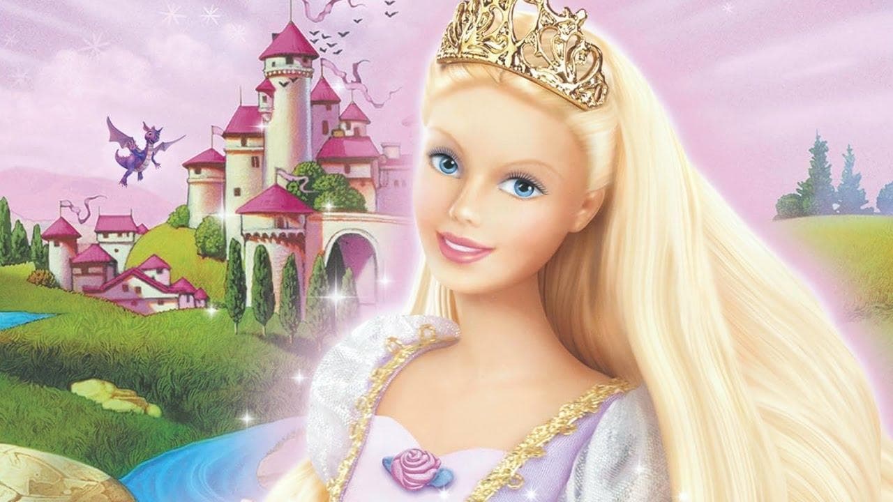 Barbie as Rapunzel Backdrop