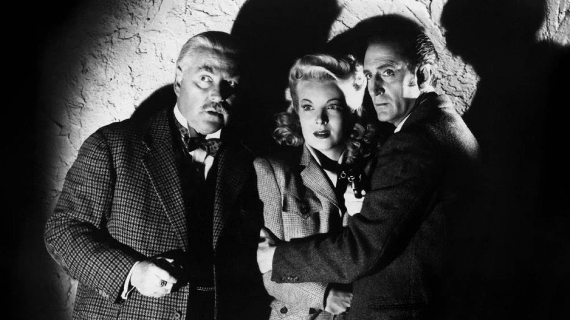 Sherlock Holmes Faces Death Backdrop