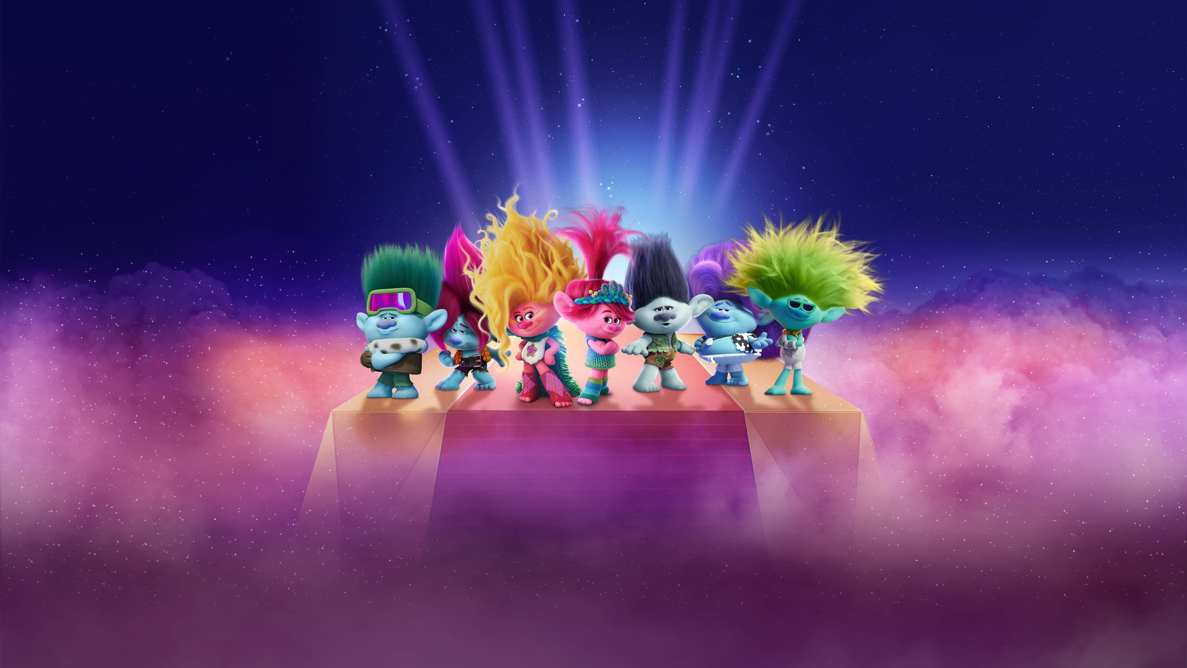 Trolls Band Together Backdrop