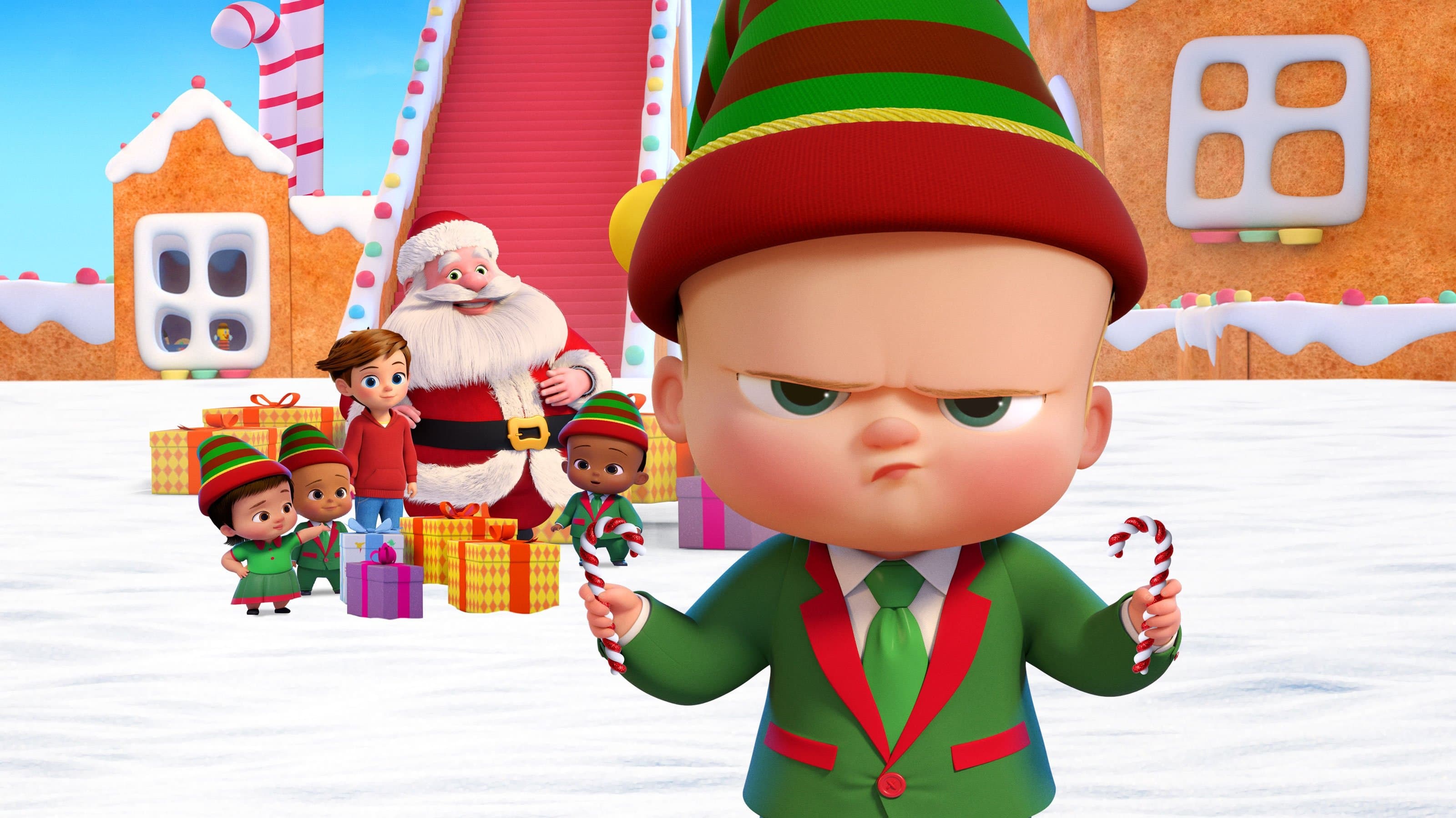 The Boss Baby: Christmas Bonus Backdrop