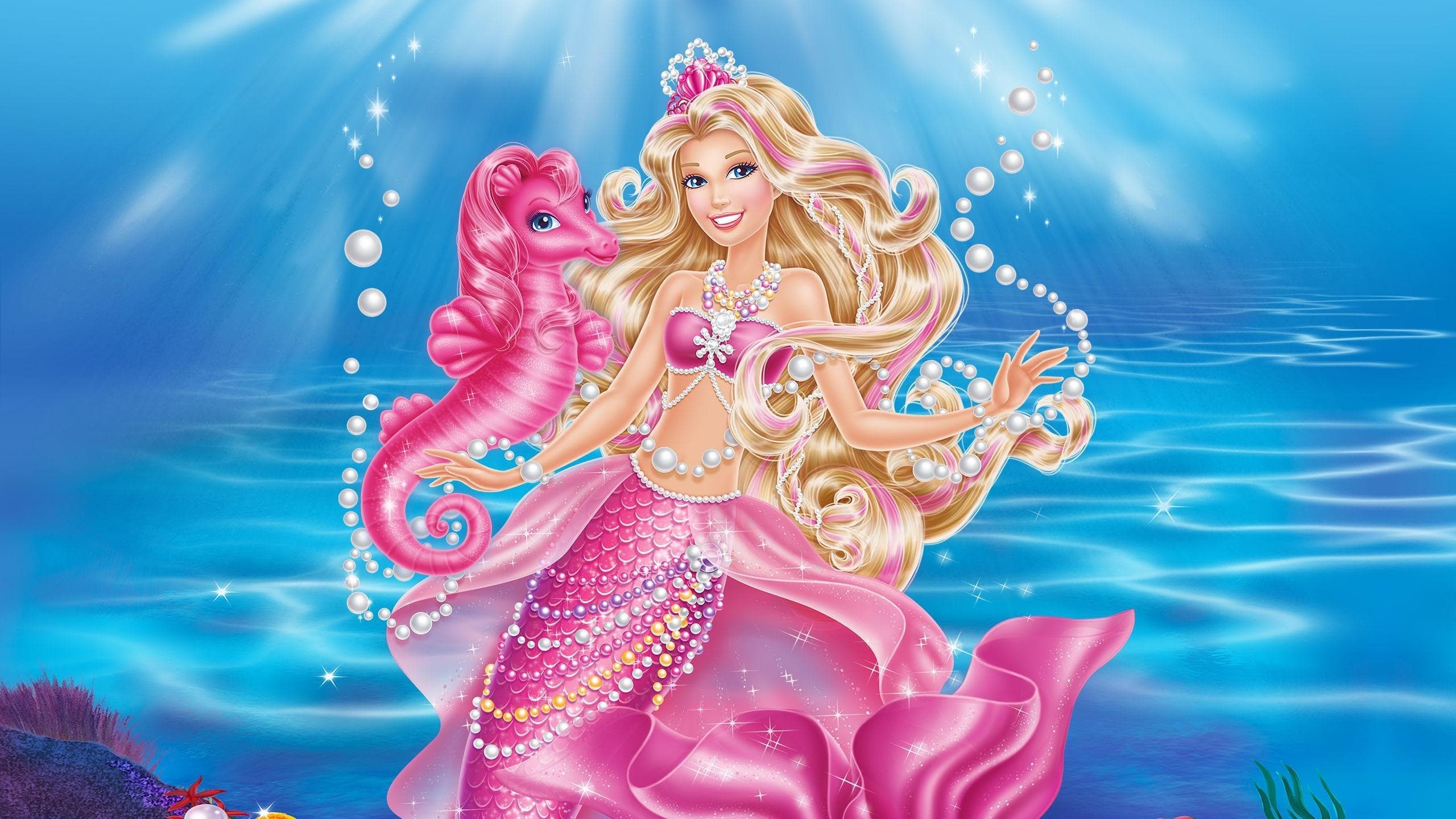 Barbie: The Pearl Princess Backdrop