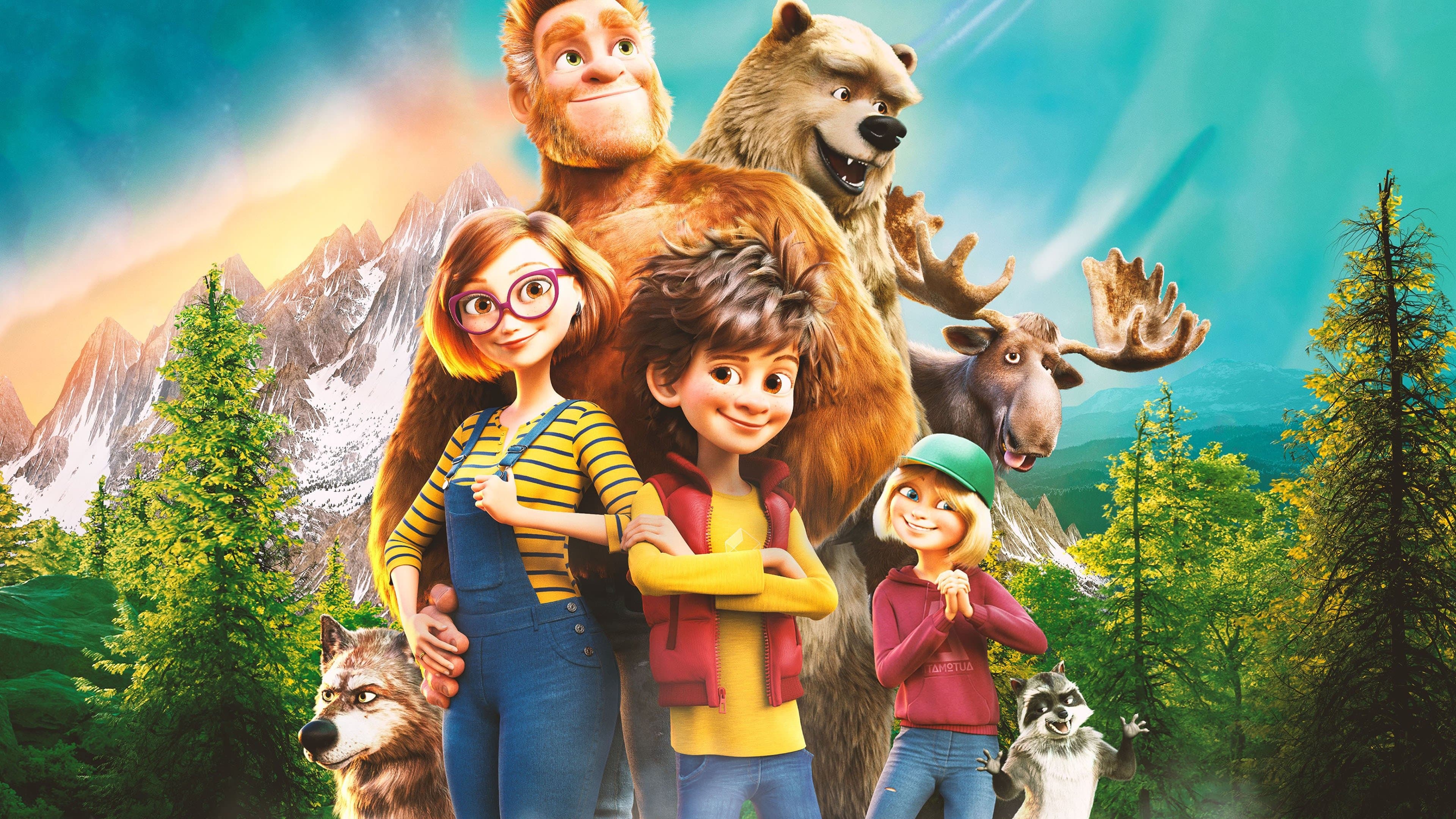 Bigfoot Family Backdrop