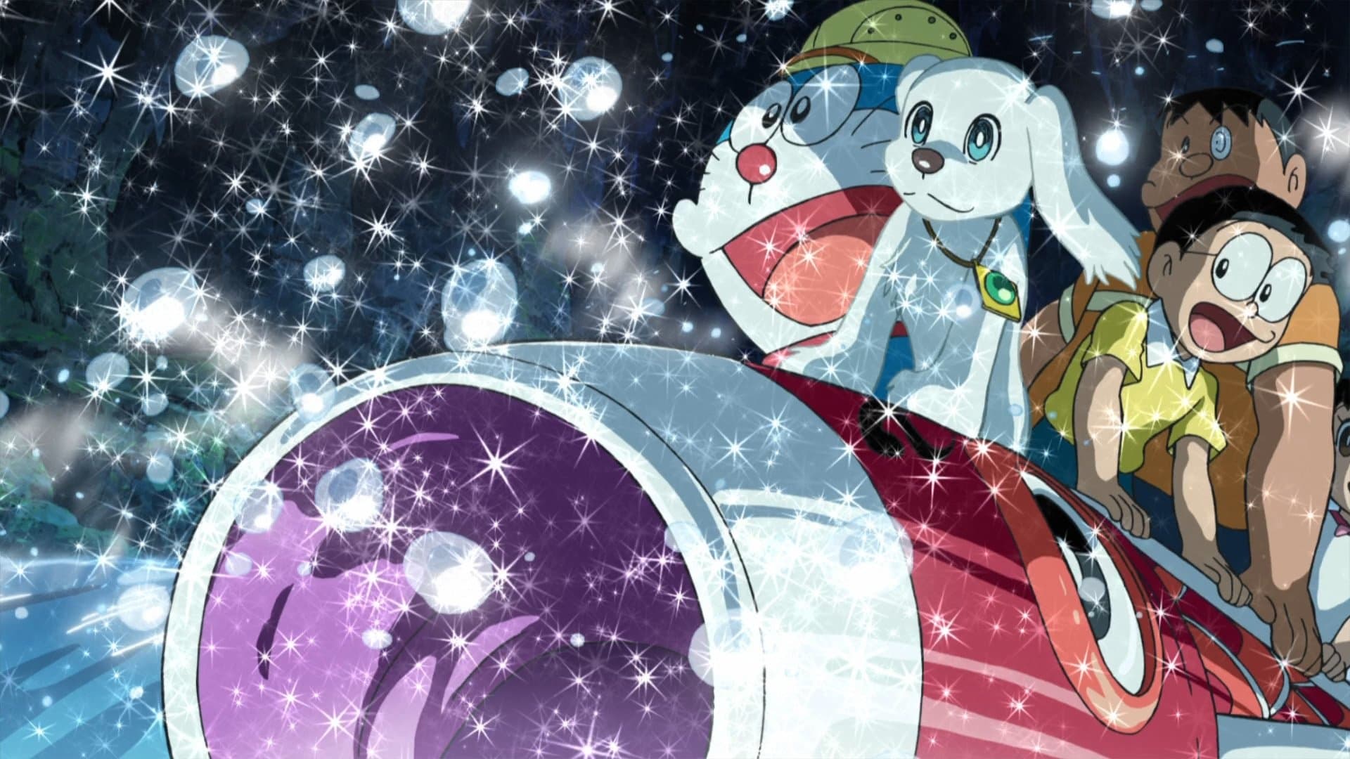 Doraemon: New Nobita's Great Demon - Peko and the Exploration Party of Five Backdrop