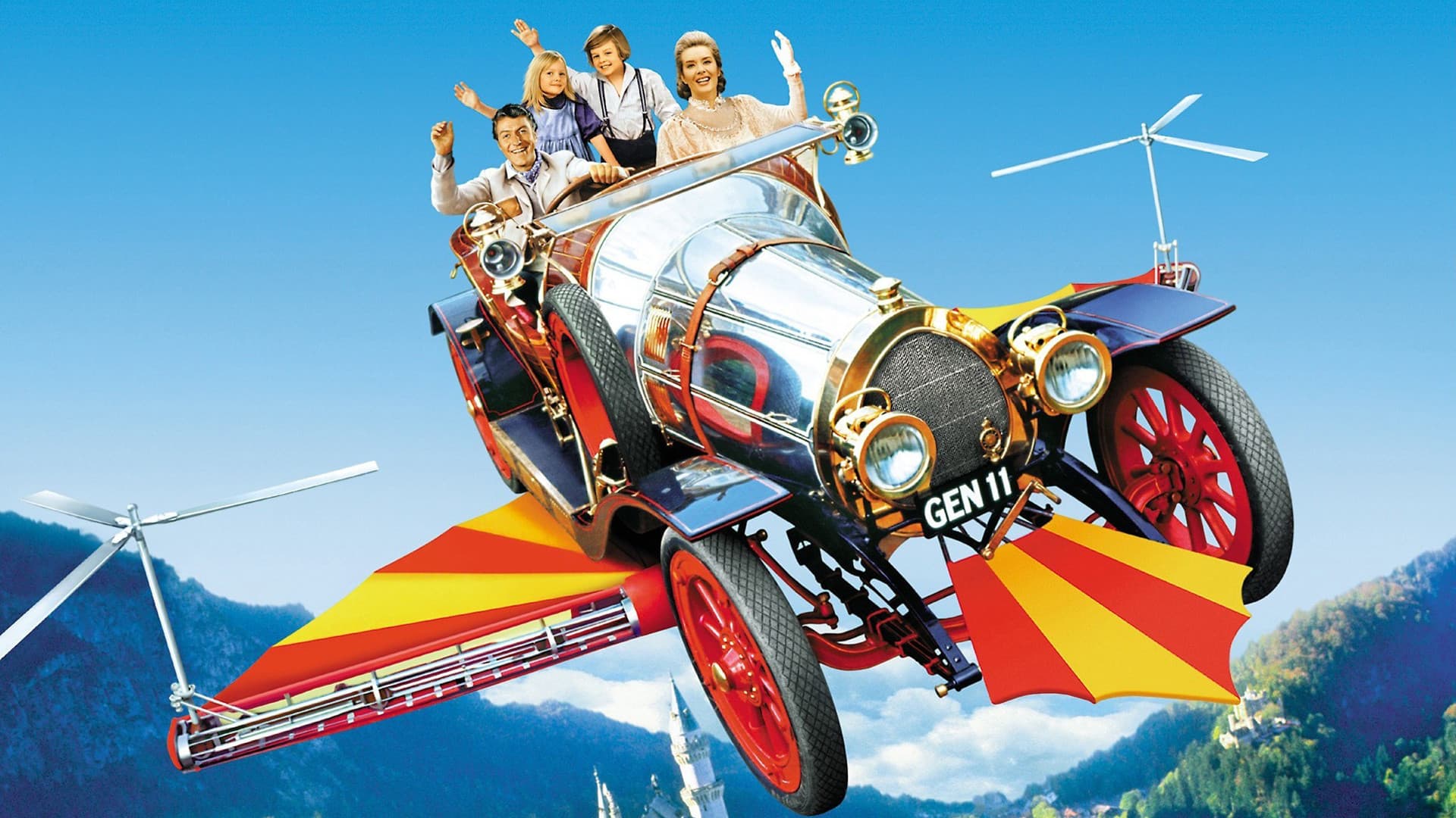 Chitty Chitty Bang Bang Backdrop