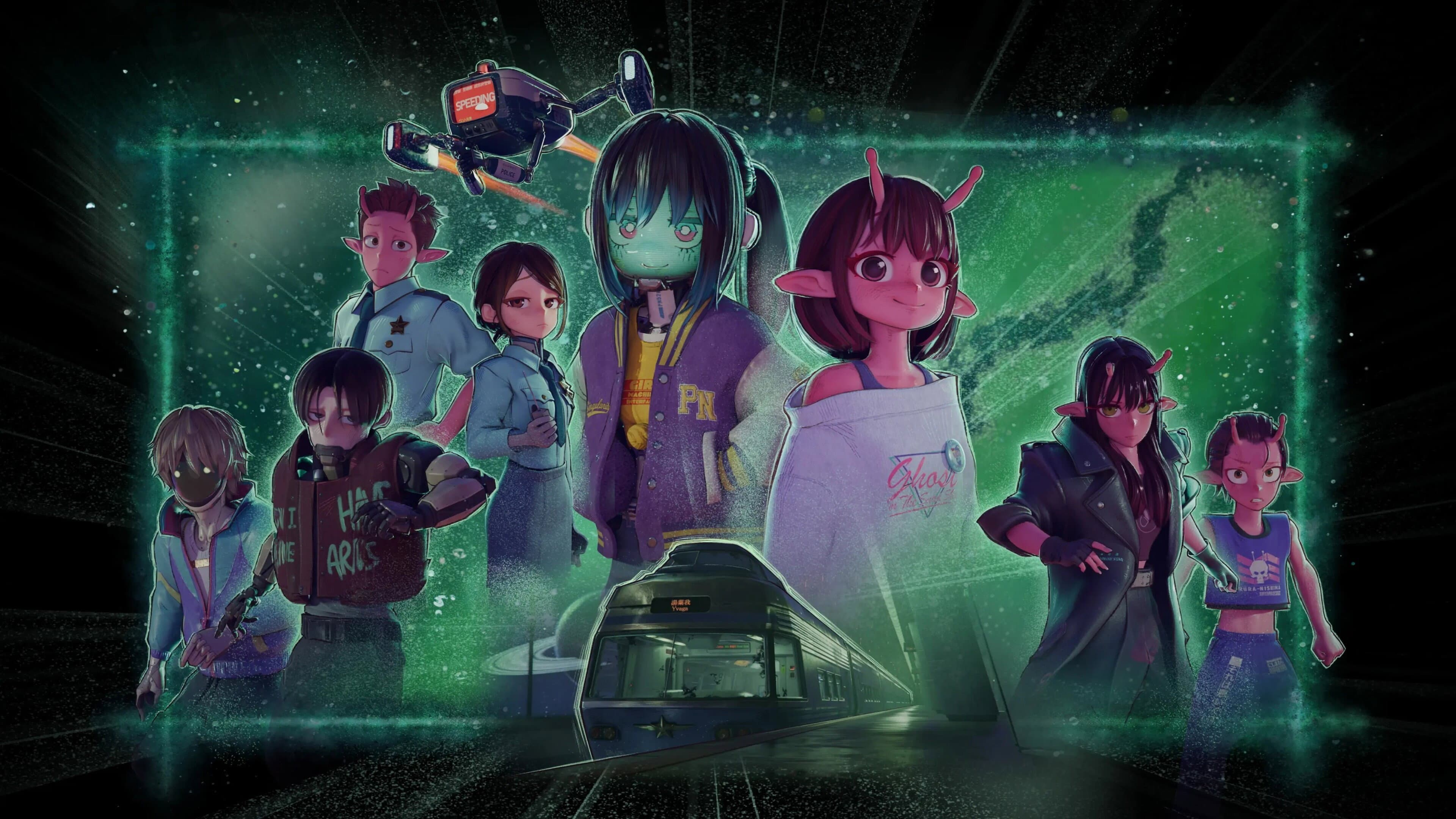 Milky☆Subway: The Galactic Limited Express - the Movie Backdrop